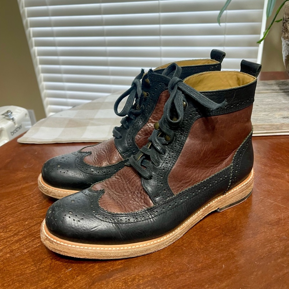 Will Leather Goods Wingtip Oxford Chukkas Boots